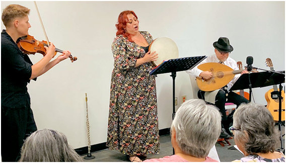Trio performs